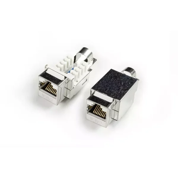 Hyperline Cat 6 Keystone Jack, RJ45, blindé