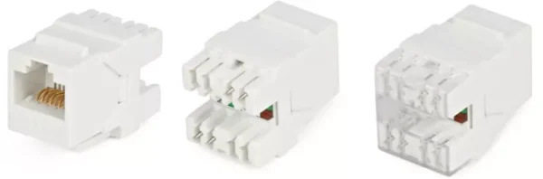 Hyperline Cat 6 Keystone Jack, tool-less.