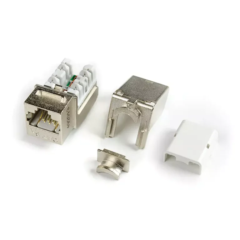 Cat 6A Keystone Jack, shielded, 110 IDC