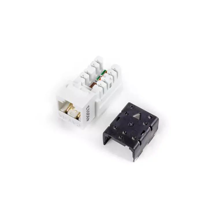 Hyperline Cat 6A Keystone Jack, 110 IDC, unshielded