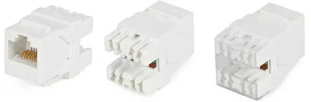 Hyperline Cat 6 Keystone Jack, sans outil.